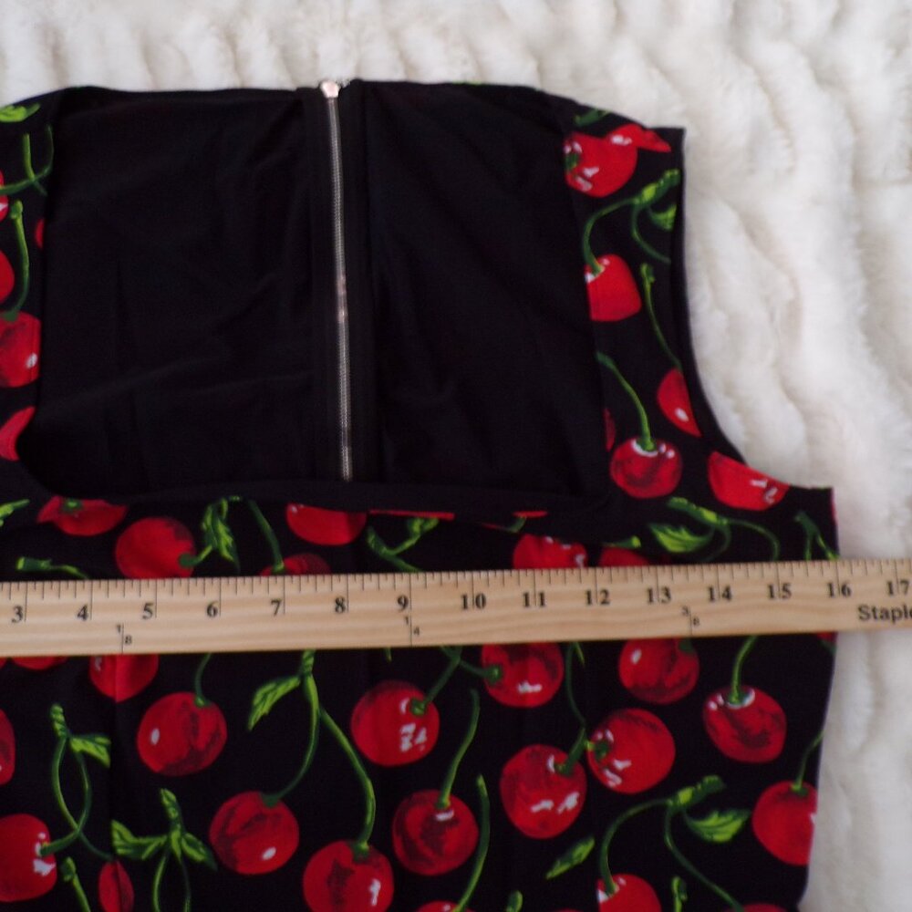 NWOT Dolce & Gabbana STUNNING cherry fruit print midi dress 46/L HOST PICK - Picture 6 of 13